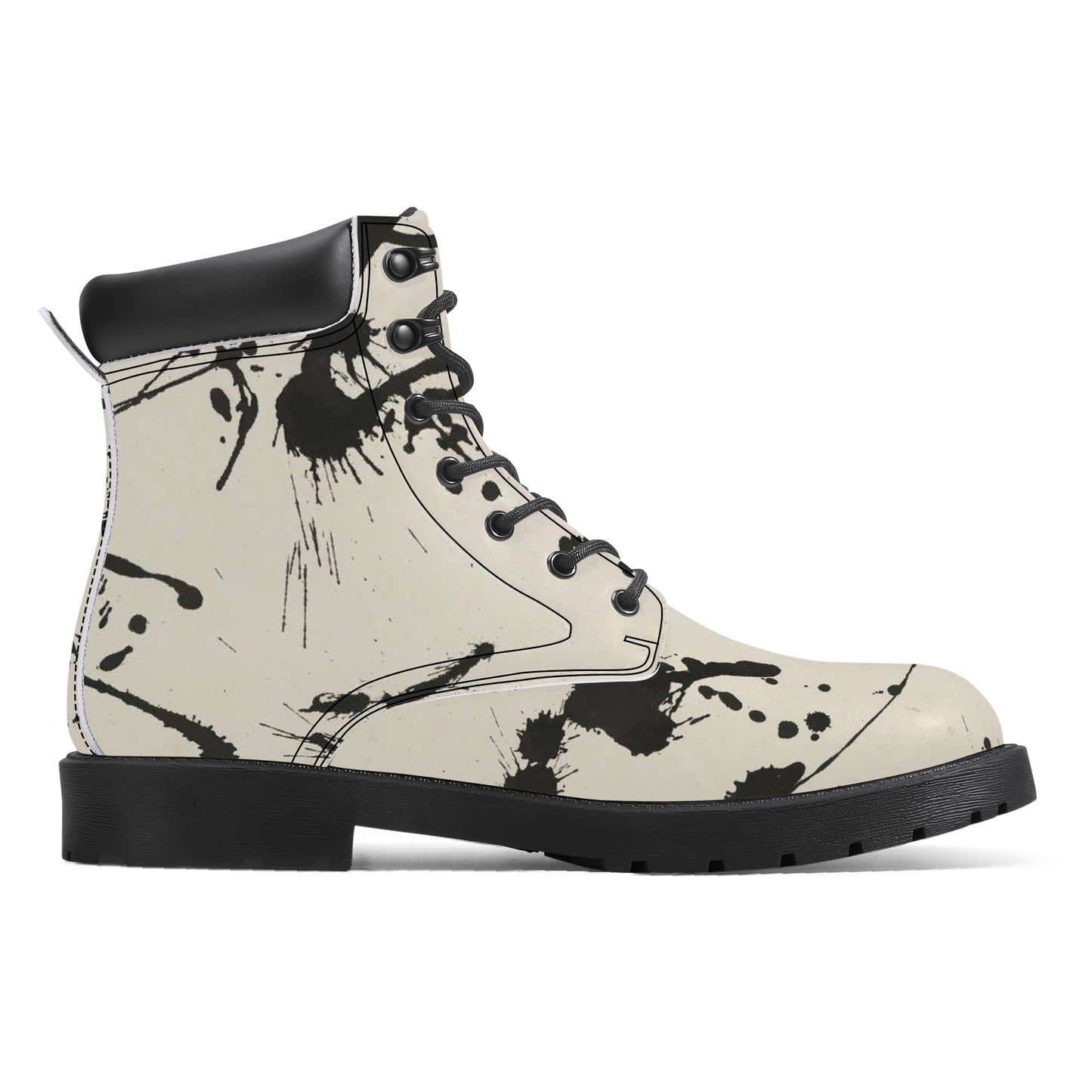 Synthetic Leather Boots "untitled"