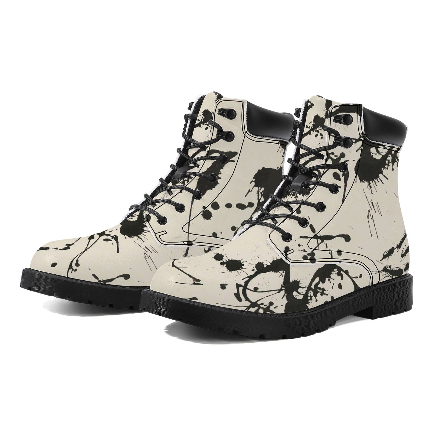 Synthetic Leather Boots "untitled"