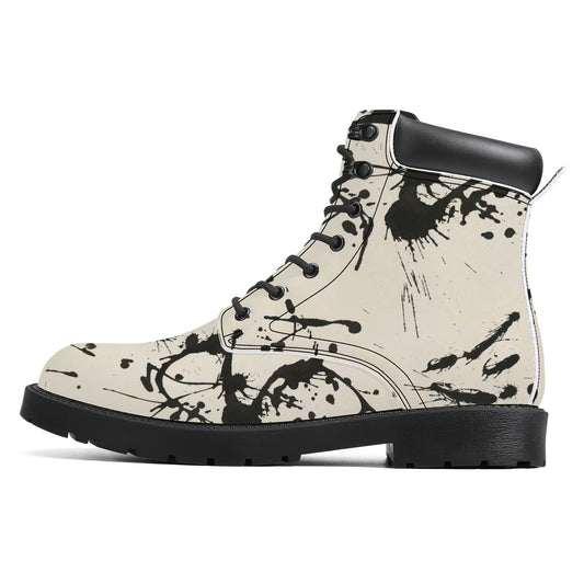 Synthetic Leather Boots "untitled"