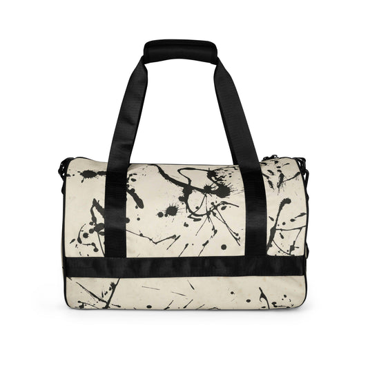 Pollock-style gym bag