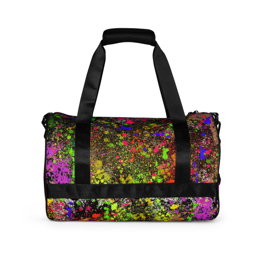 Pollock-style gym bag