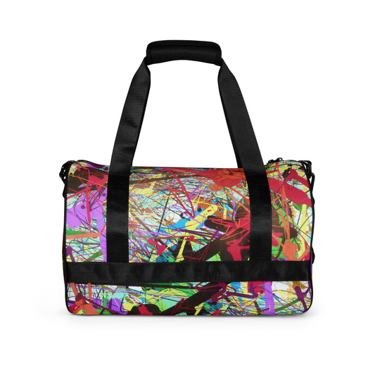 Pollock-style gym bag