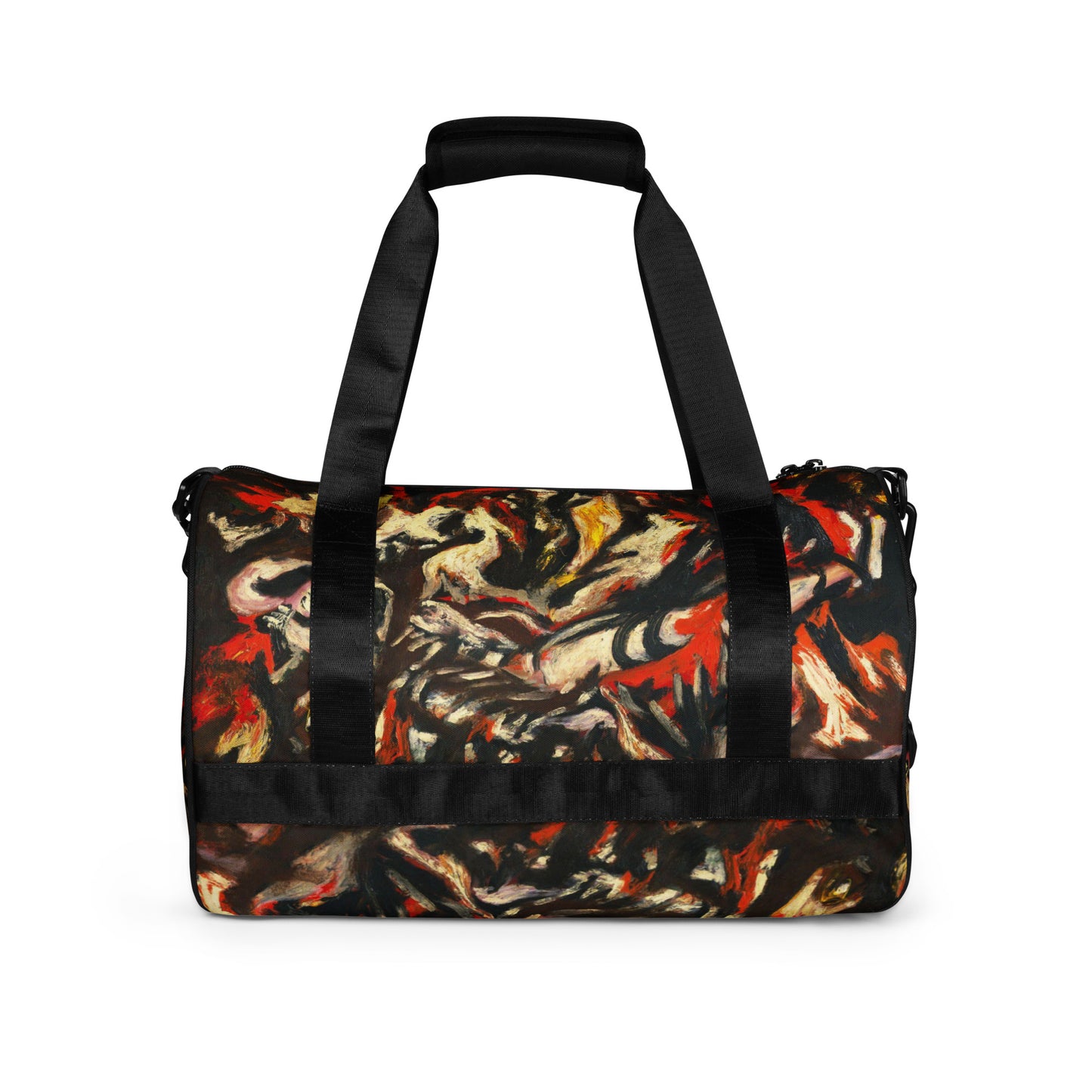 Pollock-style gym bag