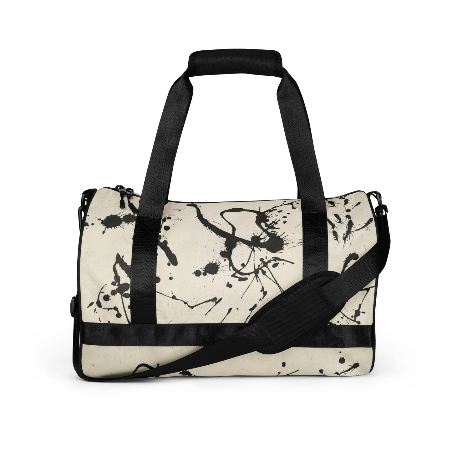 Pollock-style gym bag