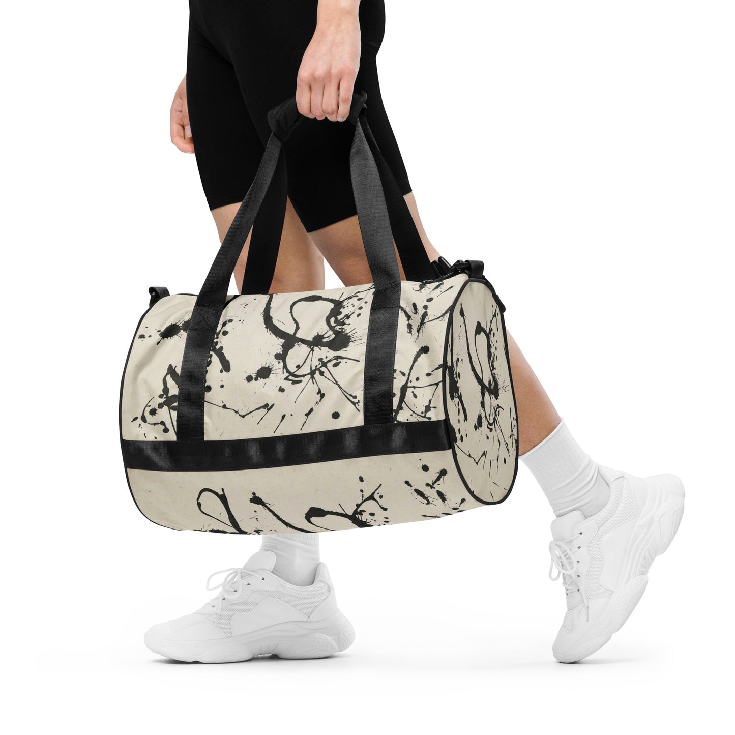 Pollock-style gym bag