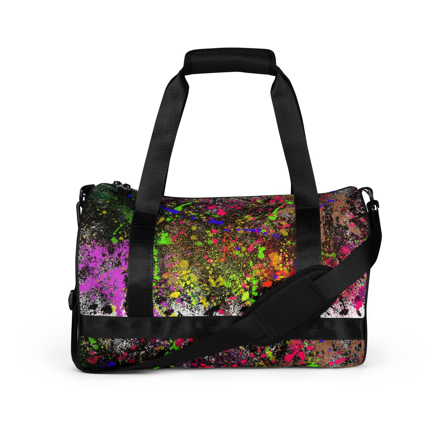 Pollock-style gym bag