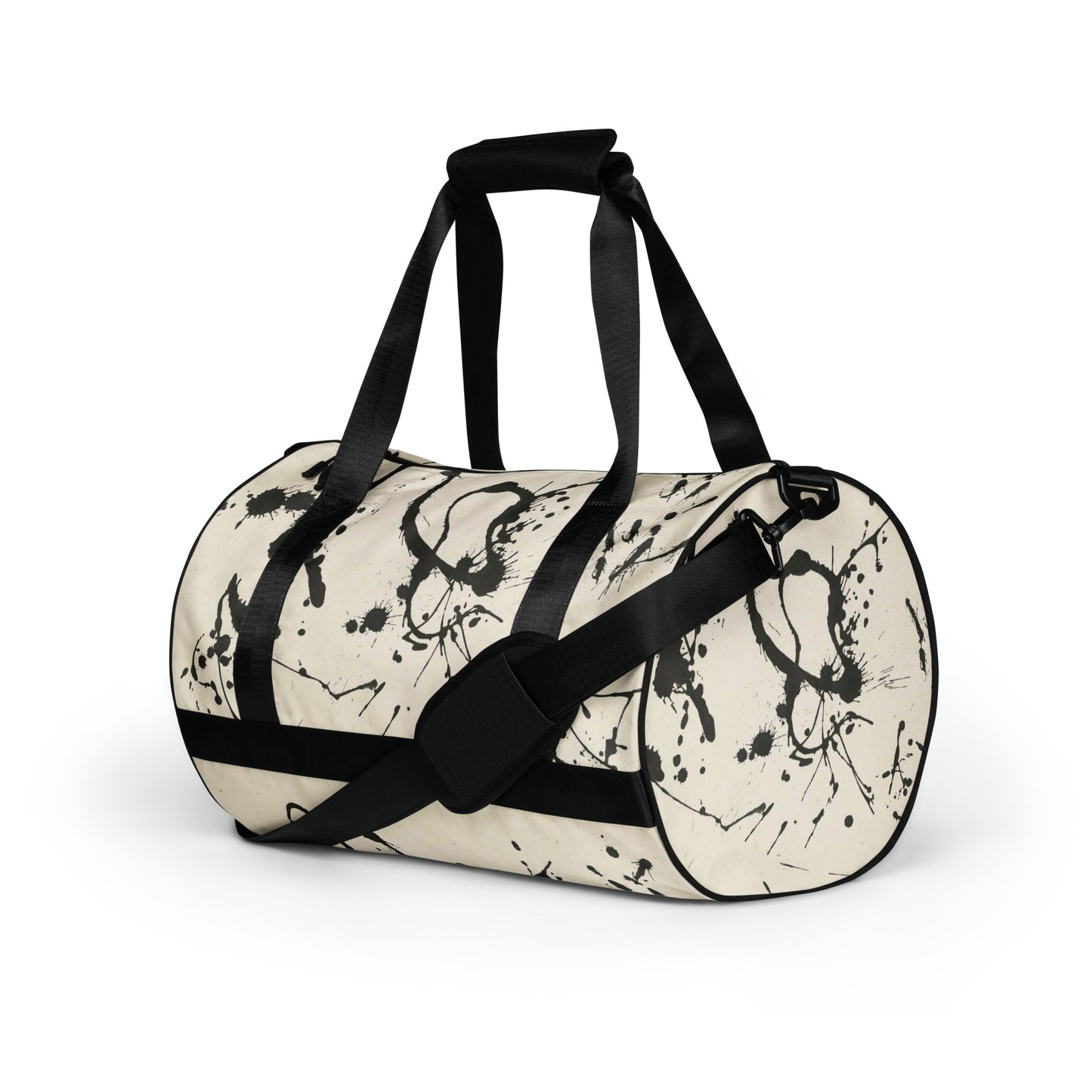 Pollock-style gym bag