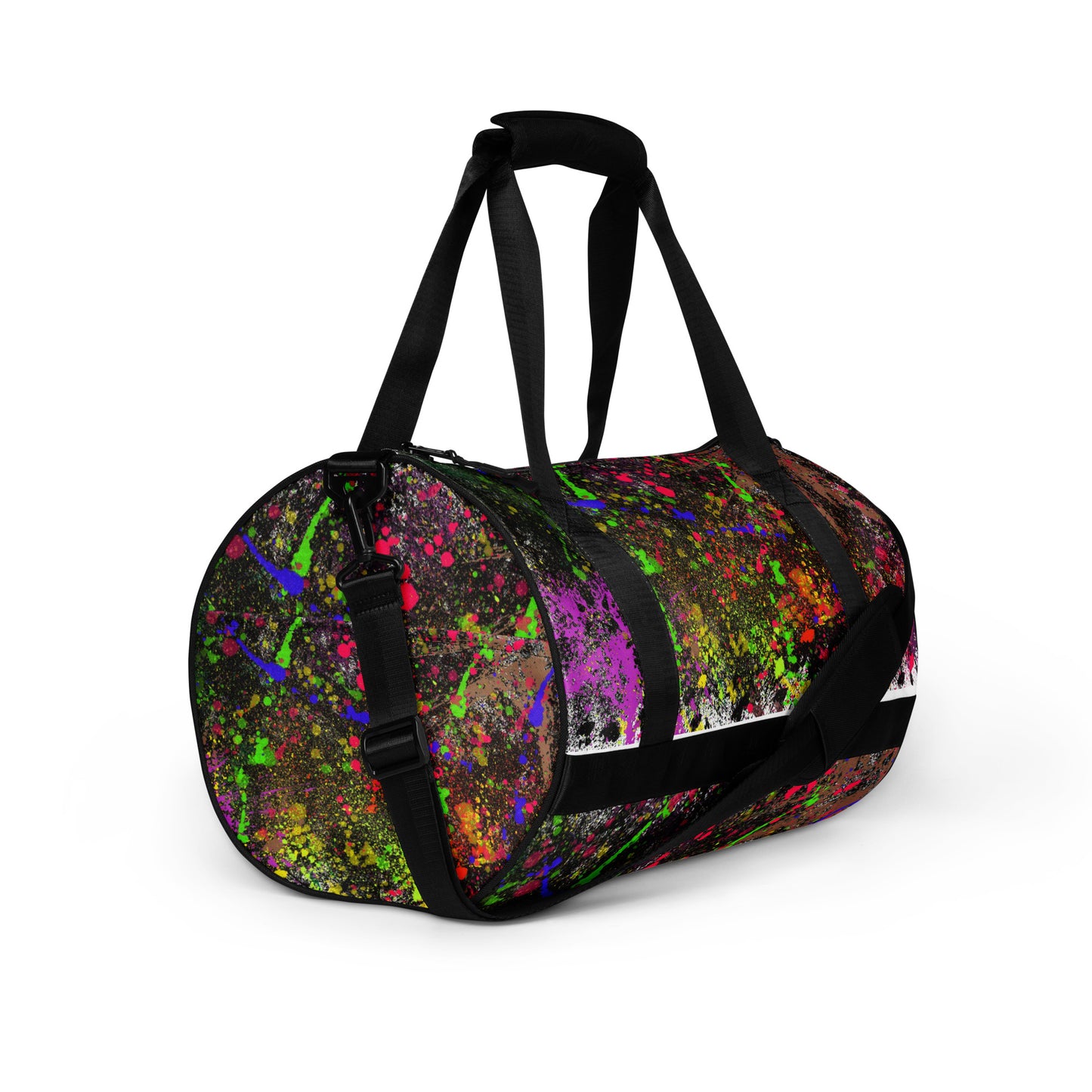 Pollock-style gym bag