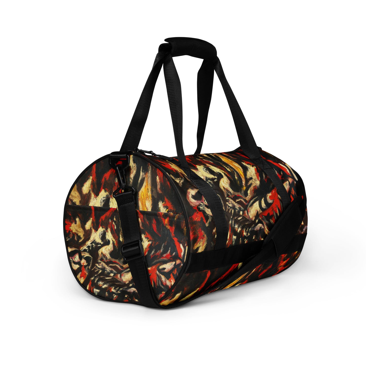 Pollock-style gym bag