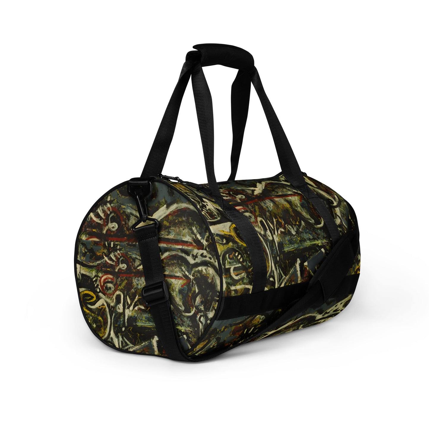 Pollock-style gym bag