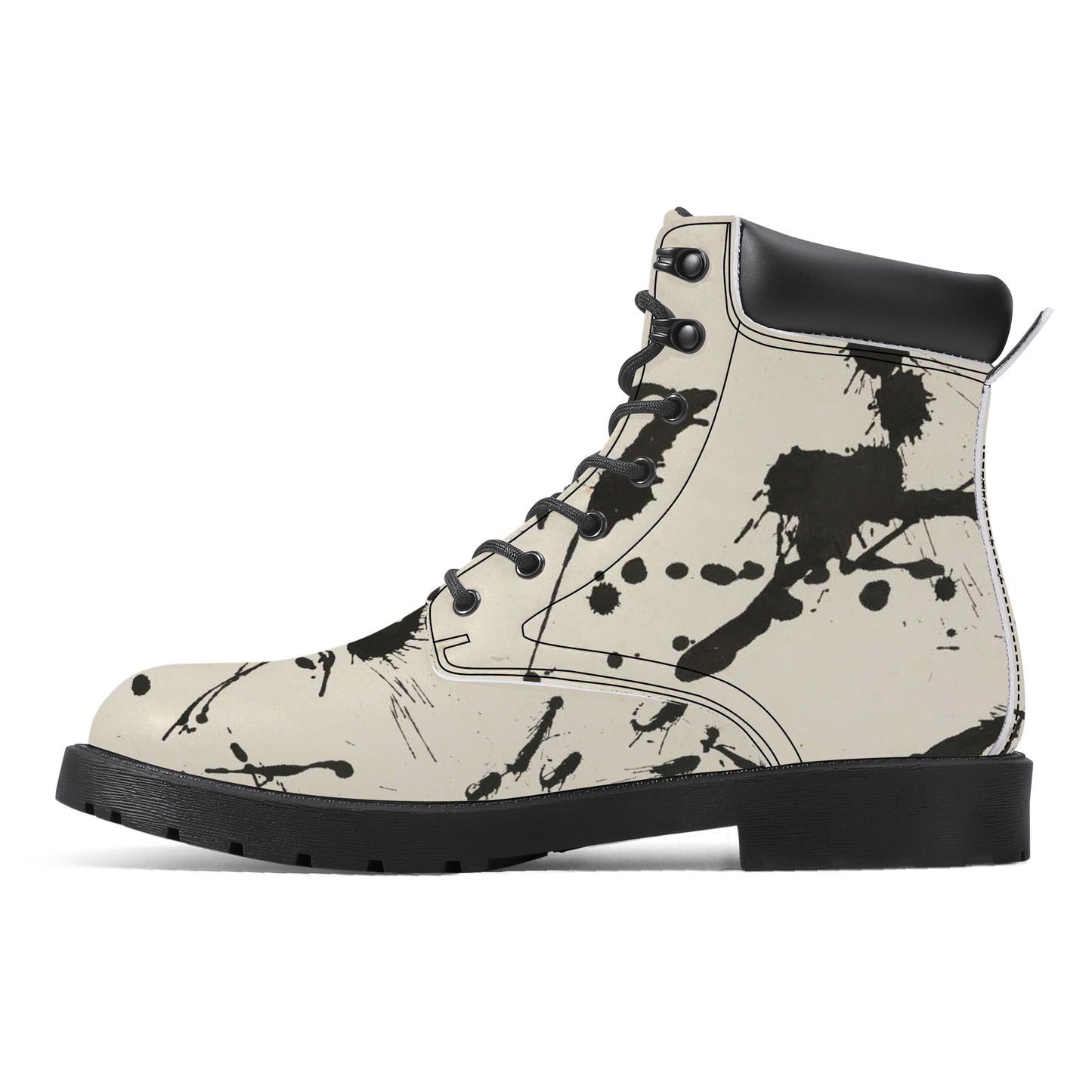 Synthetic Leather Boots "untitled"