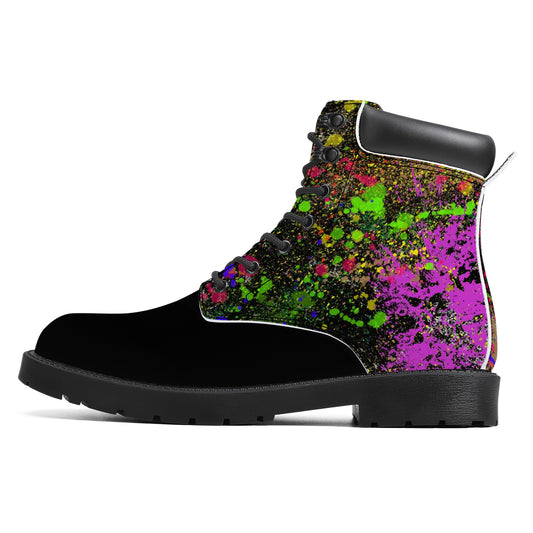 Synthetic Leather Boots "the artist"